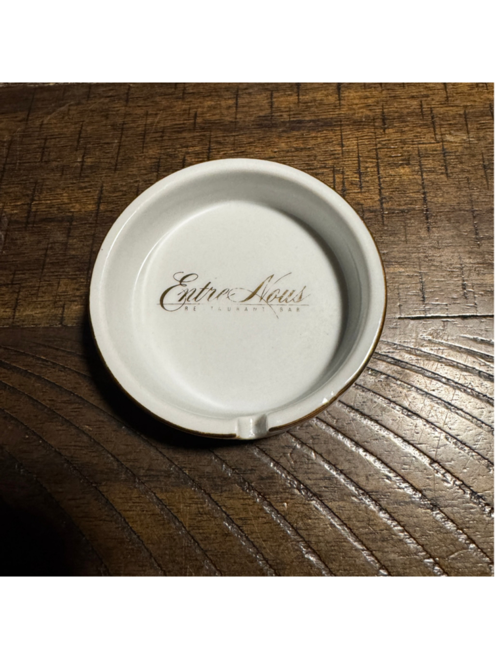 Vintage Entre Nous Fairmont Hotel Chicago Ashtray